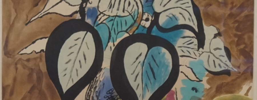 Georges Braque - Feuillage en couleurs, 1956